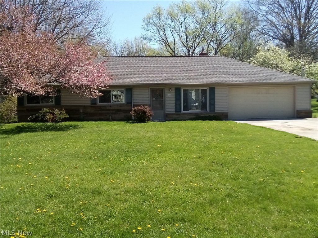 Enjoy true ranch-style living in this spacious 3-bedroom, 2 full bath home featuring a large family room addition, perfect for entertaining or relaxing. Offering 1,906 sq. ft. of living space, this home includes a newer roof (2026) and new electrical panel (2026) for added peace of mind. The property also features a 2-car garage and is situated on a 0.72-acre lot. Enjoy beautiful evenings and summer days on the patio. Conveniently located near shopping, restaurants, and the Metroparks, this home is a great opportunity for comfortable, single floor living in a desirable location!