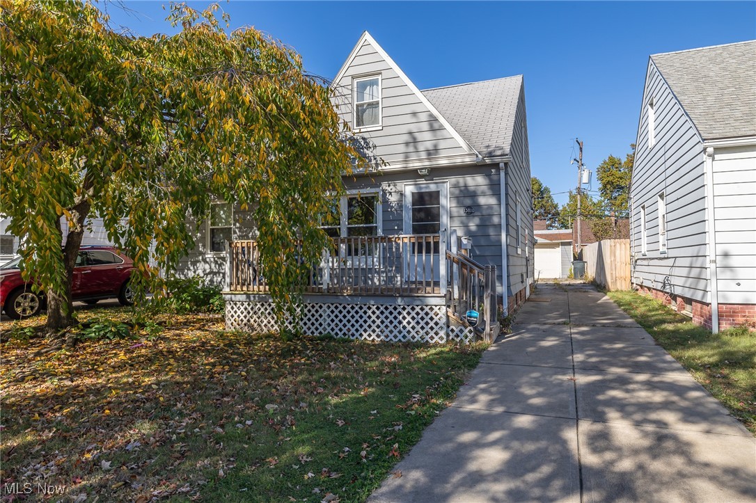 Welcome to this charming bungalow in the heart of Cleveland!
Step inside to find a warm and inviting living room with beautiful wood flooring and paint throughout (2024), giving the space a crisp and welcoming feel. The updated kitchen features laminate floors and all appliances included—range, refrigerator, dishwasher, microwave, washer, and dryer—making move-in day a breeze.

The main level offers two comfortable bedrooms and a full bath, while the expansive second-floor bedroom serves as a private retreat complete with an updated walk-in closet (2024) and plenty of space for a sitting area or home office. The lower level adds a second full bath, laundry area, and flexible space for storage, a gym, or a recreation area.

Step outside to enjoy the cozy deck or relax on the inviting front porch—perfect spots for morning coffee or evening unwinding. The detached two-car garage provides convenient parking, and the home’s major mechanicals have been updated with a new furnace and A/C installed in 2019.

Nestled on a quiet street just south of Lorain Avenue, you’ll love the easy access to shopping, dining, and major highways. This well-maintained home combines comfort, character, and modern updates—schedule your showing today!