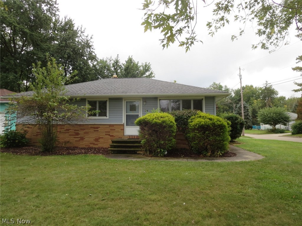 Lovely ranch on a corner lot. Ready to move right in. Freshly painted and carpeted with 3 bedrooms and full bath plus a half bath in the partially finished basement. New appliances in the eat-in kitchen with walk out to patio from the dining room. Spacious garage with a new overhead door completes the package. Call for a private showing. This is a Fannie Mae HomePath property.
