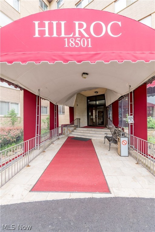 GREAT LOCATION!! Maintenance free living at the Hilroc! Enjoy corner unit overlooking the Rocky River Metroparks & pool!  This 3 bedroom, 2 bath condo was professionally painted throughout in May 2018. Full bath in the master suite. Take in the gorgeous views and sounds of nature from the private access balcony overlooking the valley.  This condo boasts a large, open floor plan with great space to move around in. The moment you step into Hilroc you will notice the inviting lobby, thoughtfully decorated common areas, and many other amenities such as on the site book exchange/library, secure indoor mailroom, no charge laundry rooms on each floor, well planned landscaping, in ground pool, on-site fitness center, car wash facility, banquet party room with kitchen available for resident use, secure storage locker in basement, picnic area for summertime enjoyment & outdoor grills. Includes (2) Deeded garage spaces ! Conveniently located near I-90, I-71, downtown, Hopkins Airport, western suburbs, hospitals, Metroparks, shopping, restaurants, malls and so much more! Hurry this one will not last!