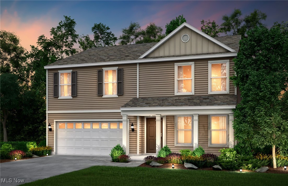 Move-in ready new construction! This beautiful Hampton floorplan offers 2,723 sq. ft. of modern living with 4 bedrooms, a loft, and two flex room perfect for home offices. The open layout features 9-ft ceilings on the first floor, upgraded LVP flooring, and a spacious kitchen with quartz countertops, white cabinets, and stainless Whirlpool appliances. The gathering room includes a 4-ft extension and sliding door to the backyard. Enjoy an extended garage, unfinished basement, smart-home package, and prime Columbia Station location near shopping and highways. Schedule your tour today!
