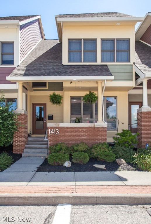 Welcome to one of the best townhomes in all of greater Cleveland. There have been $60,000 worth of upgrades. From the moment you walk through the front door, you know that it is a stylish home that even the most discerning buyer will love. A beautiful 3rd floor downtown view and beautiful dark stained bamboo flooring, a gourmet kitchen with granite counters, custom cabinetry and stainless steel appliances. A comfortable yet high-end lower level theatre room, magnificent lighting, large bedrooms, tons of storage, and 2010 style bathrooms. The townhome is an elegant yet comfortable retreat, perfect for great entertaining and easy living. Located in the award winning Rockport Square development, you can be confident that this townhome is well made with quality materials. Minutes to downtown entertainment & business district. Compare this property to other townhomes in the area and you will definitely conclude that it is a great value. If you are looking for a home with a true wow factor,