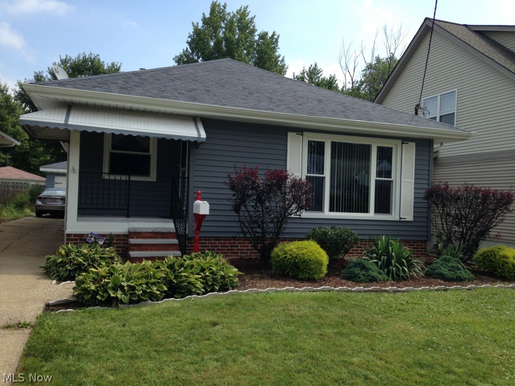 Desirable ranch in a tucked away corner of Garfield Heights available for rent! Living room dining room, kitchen and very nice sized bedrooms with great closet space on the first floor.  Large finished basement with a rec room and bar area, laundry and great storage in the basement.  Very nice sized fenced and private back yard with charming perennial beds and and an oversized one car garage.  This home cant be beat! Dont miss it!