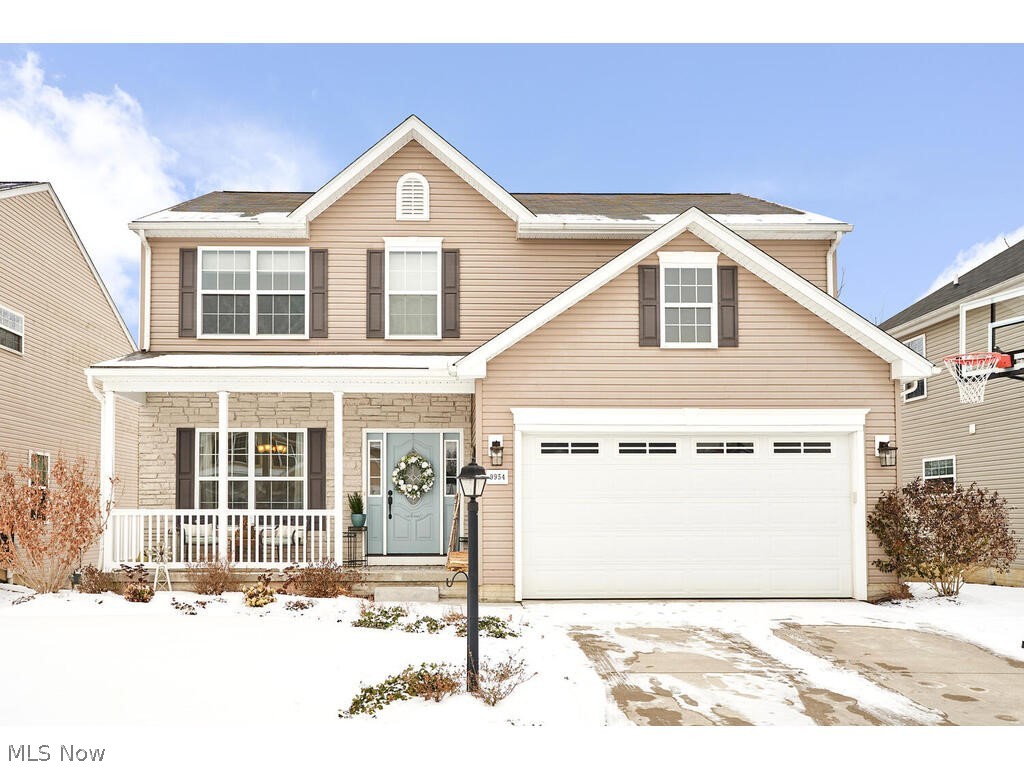 COMING SOON! AWARD WINNING SCHOOLS!  You will love this delightful Colonial with a calming color palette and modern finishes! This 4-bedroom, 3 1/2 bathroom home has a finished walk-out basement—giving you a total of 2550  sq. ft. of finished living space! Open floor plan with wide-planked luxury vinyl throughout the first floor! Kitchen is appointed with white cabinets, center island & stainless steel appliances! Great room is open to the kitchen- an ideal place to entertain or enjoy some family time. Sliding doors lead out to a large dual- staircase deck with mature trees as your back drop! Spacious master suite features two closets and master bathroom with walk-in shower! Laundry room is on the upper level- an ideal location for daily living! 3 additional bedrooms and full bathroom complete the 2nd floor. Finished lower level includes a full bathroom and walk-out access to your back yard!  All of this situated in a friendly neighborhood with outstanding schools, nestled in the Villa