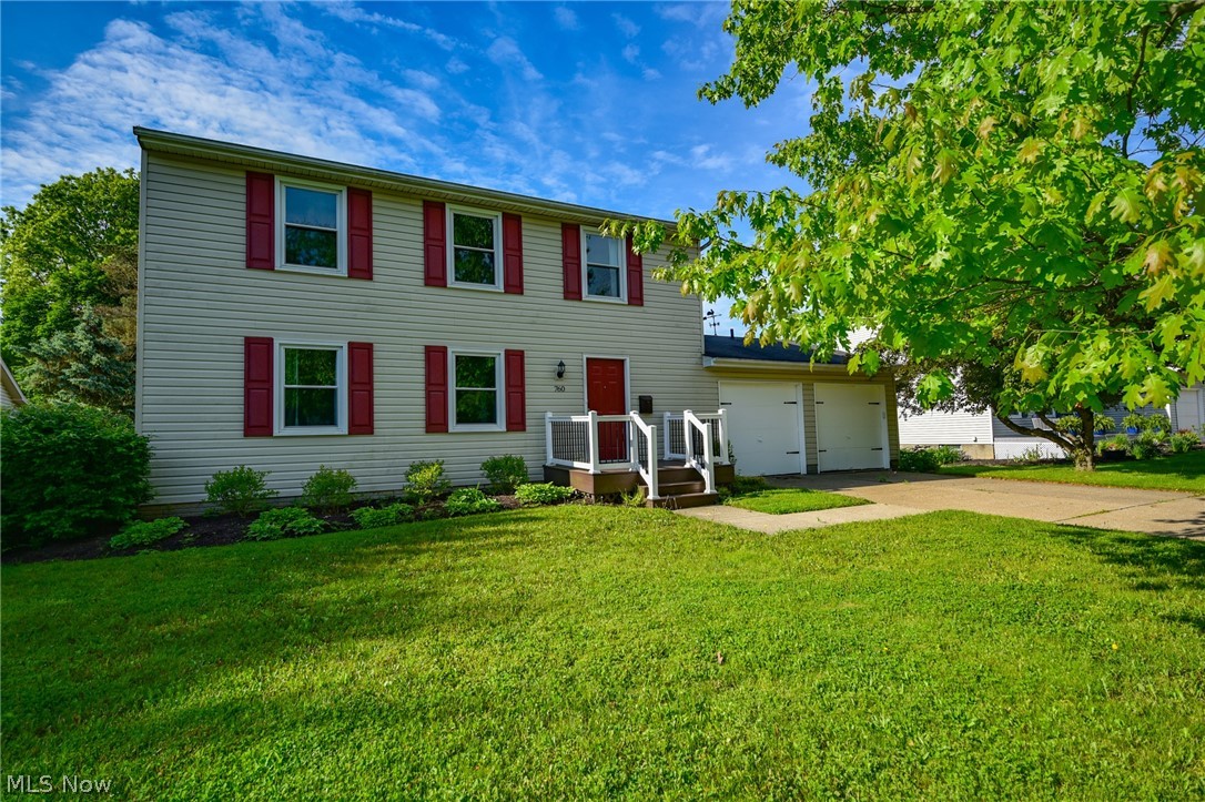 Welcome to this beautiful 4 bedroom, 2 and a half bath Colonial. This home features an updated kitchen with granite/backsplash/cabinets, done in '17, all kitchen appliaces stay with washer and dryer. Windows, front door, sliding glass door with lifetime warranty '14, baths have also been updated along with Hardwood Hickory and carpeting upstairs '21, There is a Nest Thermostat and MyQ garage door. Workshop in basement, two tier deck off the back of home overlooking full fenced in backyard. Call today for private showing!