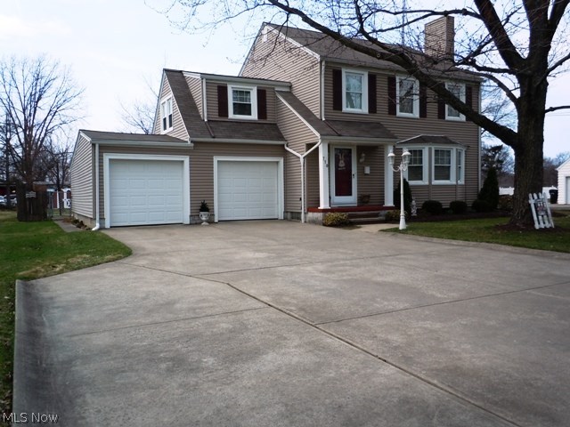 Roof, gutters and downspouts replaced 3 years ago. AC 3 years old. Garage doors 3 years old. 4 bedrooms, 1 full bath and 2 half baths. Has a fireplace in family room and a gas log fireplace in finished basement. Full fenced back yard. Great workshop area added onto the back of the garage.