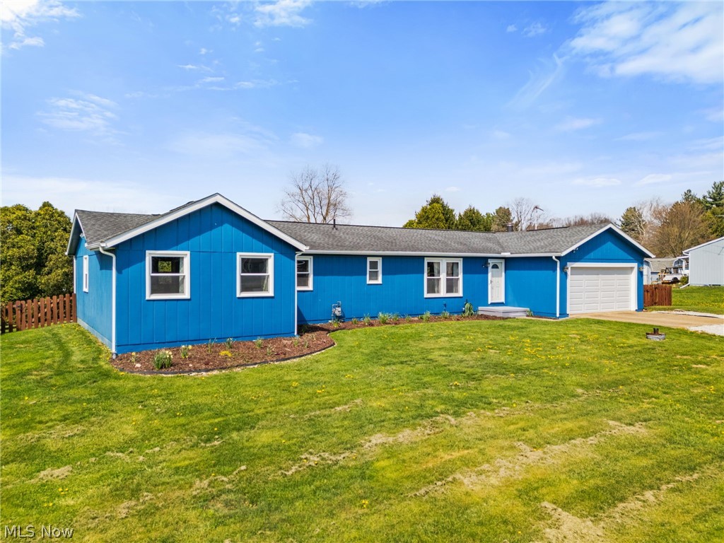 Welcome to this charming ranch located in Northwest SD!! This open concept ranch flows from living room to kitchen and dining area over to the great room that offers a cozy fireplace for relaxing. Step out the glass door to the patio area overlooking a large backyard. garden, outbuilding and animal coop. First floor living with large bedrooms, walk in closets, and first floor laundry area. The partially finished basement offers a rec room, exercise area, and loads of storage space!! Furnace and AC, lighting, painting, landscape and updates throughout!! This home truly has it ALL, View Today!!