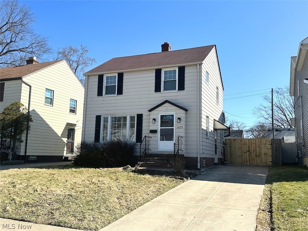 Charming brick colonial in desirable South Euclid offering classic character and comfortable living. This home features 3 bedrooms, 1 bath, a bright living room with fireplace, formal dining area, and a functional kitchen. Enjoy hardwood floors, a full basement, and a detached garage. Conveniently located near parks, schools, shopping, and major highways. A great opportunity for homeowners or investors looking for value in a well-established neighborhood.