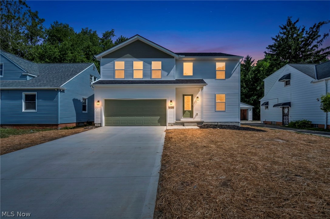 Welcome to this stunning brand new construction home in the heart of Maple Heights where modern design meets everyday comfort. This beautifully crafted 4 bedroom 2.5 bath home offers approximately 2,200 sq ft of thoughtfully designed living space with an open concept layout perfect for both entertaining and daily living. The heart of the home features a high end kitchen with elegant white shaker soft close cabinetry, quartz countertops, gold accent finishes, and a full suite of brand-new stainless steel appliances. Throughout the home, you?ll find luxury LVT flooring, custom accent walls, and a stylish electric fireplace that adds warmth and character to the main living space. As you make your way upstairs, you?re greeted by a striking oversized accent wall paired with custom rod railings creating a bold and upscale focal point that sets this home apart. The second floor primary suite serves as a private retreat, featuring its own fireplace, a designer accent wall, and a spa like en suite bathroom complete with a freestanding soaking tub, custom tiled shower, double vanity, and premium gold fixtures. The primary suite also offers two walk in closets providing ample storage. Also located on the second floor are three additional generously sized bedrooms and a convenient laundry area perfect for modern living. All bathrooms throughout the home are finished with custom tile work and coordinated gold accents delivering a cohesive and upscale design. Additional highlights include a two car attached garage, a spacious backyard ideal for relaxing or entertaining, and a prime location on one of Maple Heights most desirable streets.This home comes with a 15 year tax abatement offering significant long term savings for the new homeowner, with a 1 year builders warranty plus an additional home warranty this property delivers both style and peace of mind. Everything is brand new and move in ready just waiting for a new owner to call it home. Schedule your private showing today!