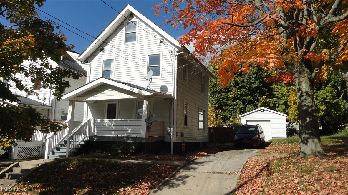Here's a nice  home with great potential for the next homeowner.  Formal living room and formal dining room, three bedrooms, one bathroom, full basement plus a spacious finished third floor could be a 4th bedroom.  Updates are needed but there is a newer furnace, roof, water heater, some newer windows, updated electric panel box, basement glass block windows and a nice deck porch overlooking the oversized lot. Priced to sell with room to improve!