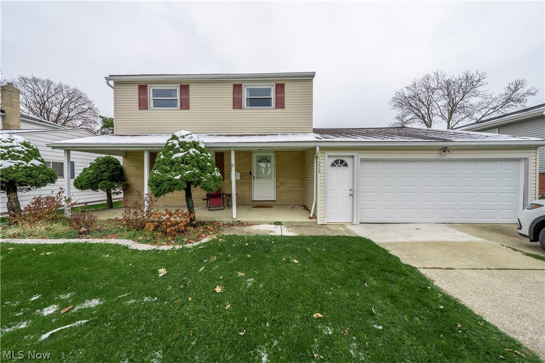 Check out this beautiful move-in ready colonial style house in Mayfield Heights! This 3 bedroom, 2 bathroom home features a covered front porch with direct access to the main entrance of the house. Walking in you’ll see the living room with meticulously maintained hardwood floors and a large front window that opens up to the dining room. The remodeled kitchen (2018) includes newer LG stainless appliances, granite countertops with plenty of cabinet space! The family room gives you access to the attached 2 car attached garage (2020 door and opener) and the sliding door which opens up to the fully fenced in backyard with complete privacy (2018). Upstairs you’ll find all three bedrooms with fresh paint and another full bath. Basement waterproofed, sump pump, and HVAC in 2018. Located just minutes away from highway access, almost all of the shops/restaurants you can think of, and school district is a plus! HURRY and schedule your private showing TODAY!!