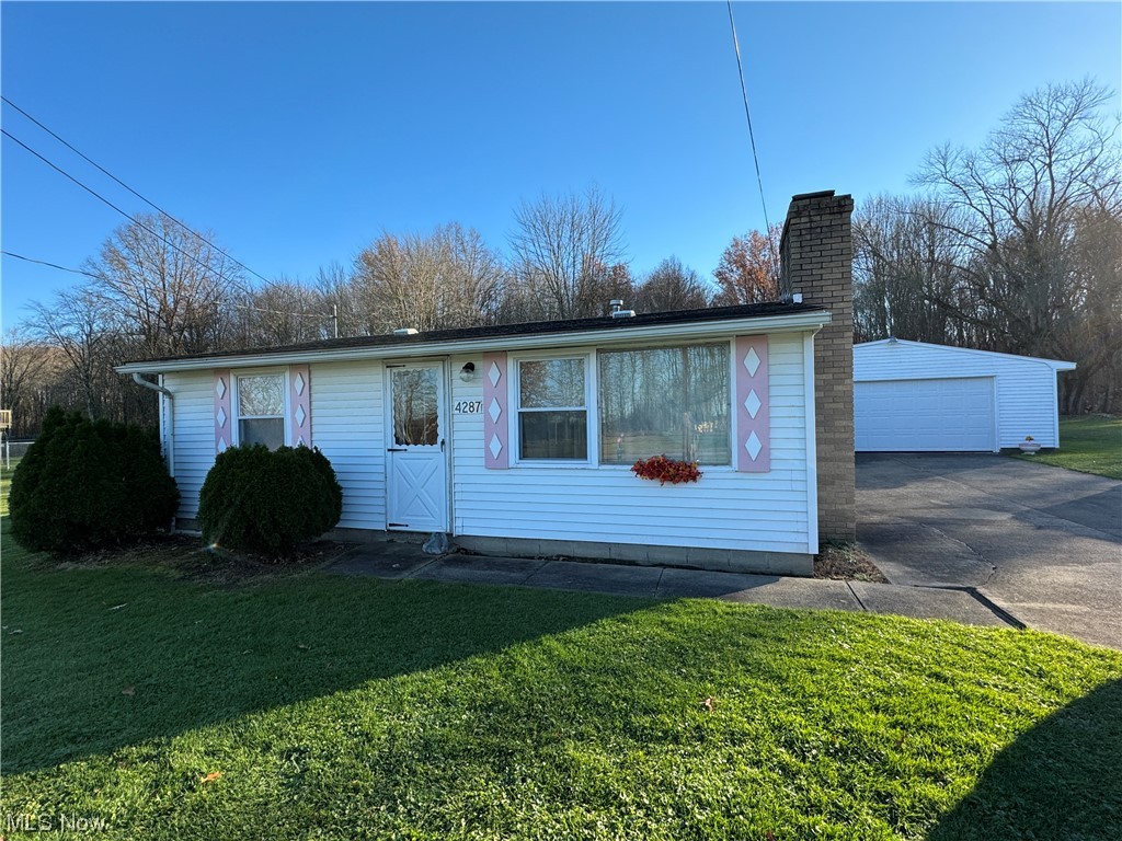 3 Bedroom 1 1/2 bath home on almost an acre of land (.918 Acres) with a 2 car attached garage, don't miss your chance to own this home at an affordable price, newer roof shingles, furnace and hot water tank , vinyl replacement windows, new garage door, one year home warranty provided for your peace of mind, seller will escrow for a new septic system if required by the health dept, immediate possession after closing.