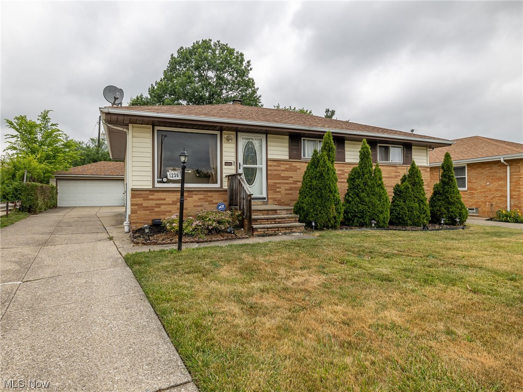 Welcome to the heart of Garfield Heights!  This exquisite ranch-style house boasts 3 spacious bedrooms and 2 full bathrooms, offering a comfortable and convenient living space for you and your loved ones. Step into the main level of the house and be greeted by an inviting living room and dining area open to the kitchen featuring  stainless steel appliances and beautiful granite countertops. The property also features a full finished basement complete with a kitchen, family room, bedroom, and bathroom, making it perfect for hosting guests or utilizing as a separate living area. The private entrance to the basement provides easy access for you and your guests, ensuring privacy and convenience. The fully finished basement offers endless possibilities, whether it's a game room, home theater, or a comfortable retreat for family members or friends. In addition to the impressive interior, this property offers a 2-car garage with a covered patio attached. Enjoy the convenience of parking your