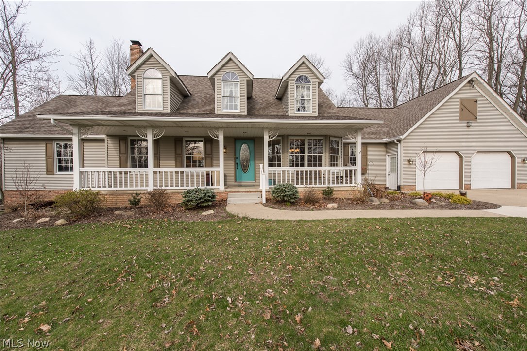This amazing home built by Jerry Miller Builders with 3 (possible) 4 bedrooms and 3.5 baths, situated on 2.5 acres in Lake Twp. The 2,800 sq. ft. immaculate
home is practically brand new!! Kitchen features new granite counter tops, sink, rubbed bronze Delta faucets, SS appliances, floating Allure flooring. Reverse Osmosis. From the bowed kitchen window you overlook your spacious deck with new flooring, steps and vinyl railings. First floor laundry, new sink and flooring.  Formal dining room. All new rubbed bronze door knobs throughout the house.Great room w/woodburning, gas fireplace, vaulted ceiling, window dormers, engineered hardwood floors, overlooked by the 2nd floor loft. Great room leads to a  4 season sunroom with large windows on all three sides. Hugh finished, walk-out lower level. One section could be 4th bedroom, also full bath. Second floor with two large bedrooms and Jack & Jill bath. New 96% HE Lenox furnace, new A/C. Newly re-surfaced black top, circular drive. Two car