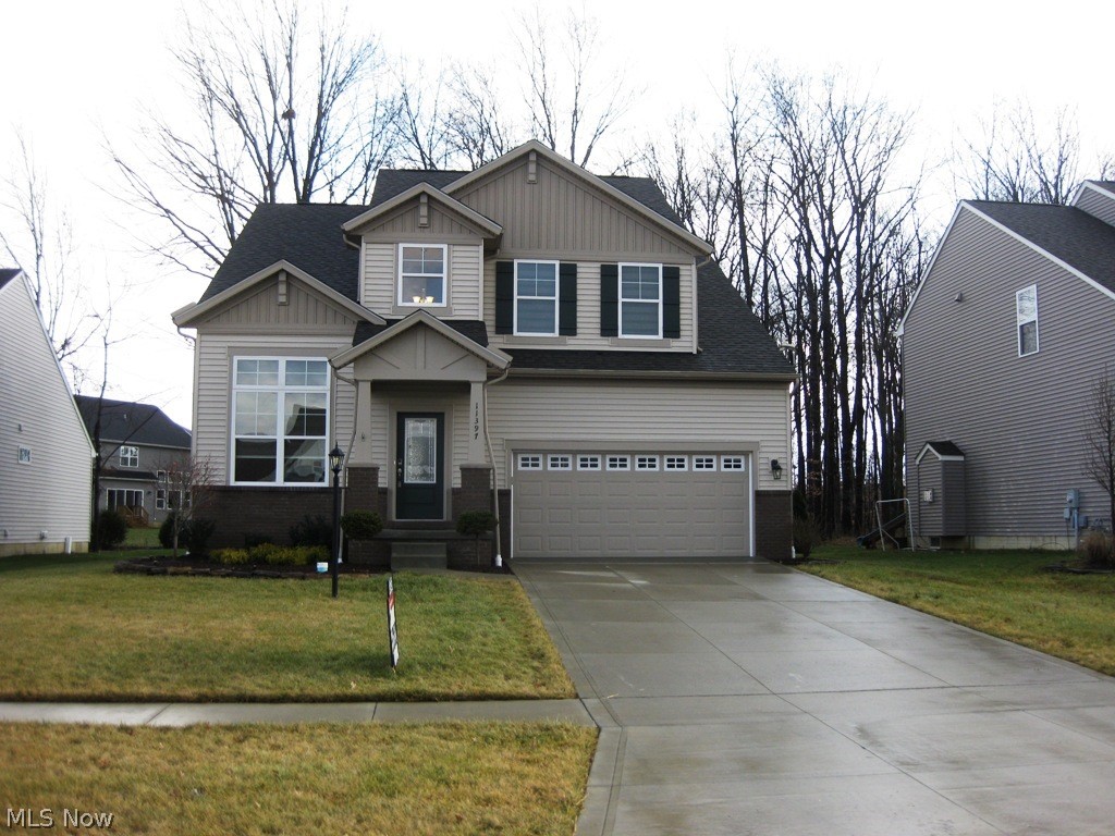 Move-in ready, better than new Cosby floor-plan by Drees Homes. Enjoy the light filled, impressive 2 story entrance with stunning 3/4" hardwood floors that flows throughout the 1st floor. From entrance is access to office/den/dining room. Hallway leads to cheerful great room with fireplace overlooking eat-in-kitchen with island, granite countertops and views of wooded green space. Has first floor laundry room, mudroom, 4 bedrooms up, owner's suite with cozy sitting area, master bath and walk-in closet. Full basement and plumbed for bath, Geothermal heat and cool, seven zone sprinkling system and many more upgrades.