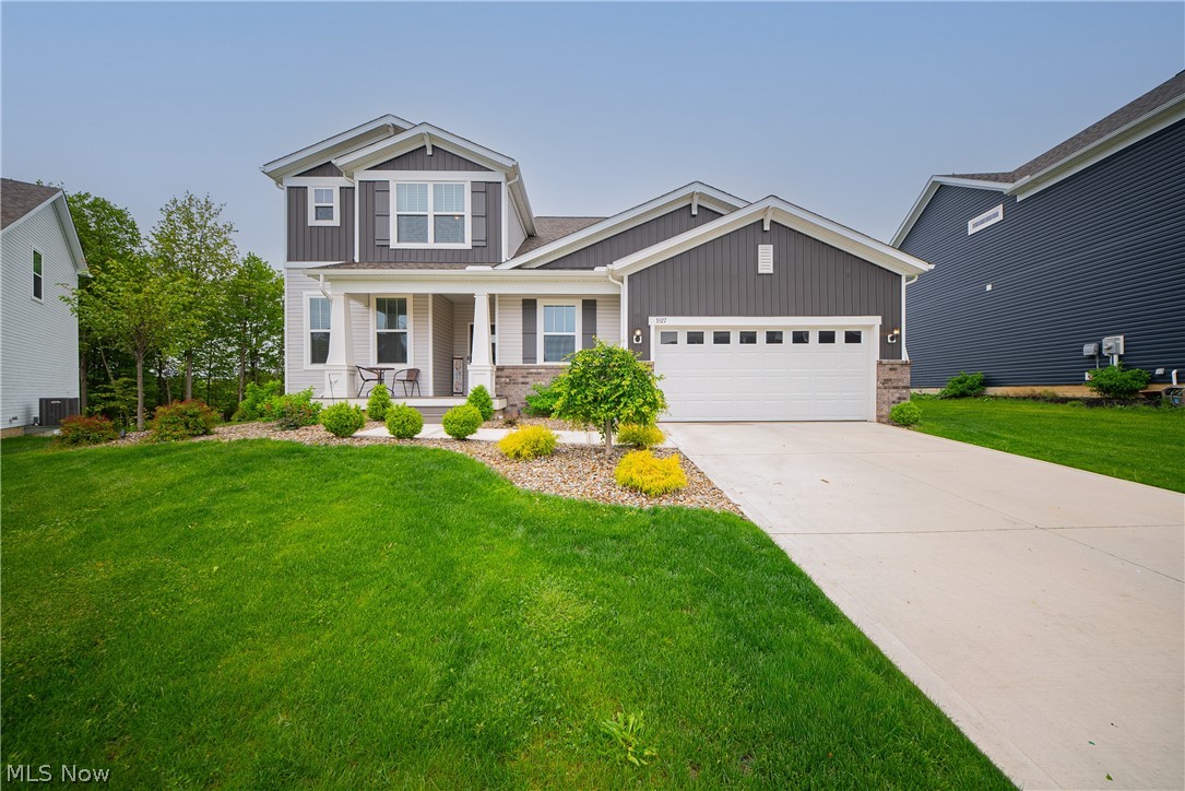 Built in 2024 and perfectly positioned in Richfield, this 4-bedroom, 2.5-bath home delivers the modern layout, fresh finishes, and flexible space buyers are hoping to find but rarely do. With 2,644 square feet, an oversized 2.5-car garage, and an unfinished basement ready for your vision, this home strikes the balance between polished design and everyday comfort. Step inside and the natural light immediately sets the tone. The open-concept layout creates an effortless flow between the kitchen, dining, and living spaces, making everything from quiet mornings to weekend gatherings feel easy and connected. Clean lines, modern finishes, and generous room sizes give the entire home a fresh, elevated feel without sacrificing warmth. The kitchen serves as the centerpiece of the main level, opening seamlessly into the living areas and creating the kind of space people naturally gather in. Upstairs, all four bedrooms offer flexibility for guests, office space, fitness, hobbies, or additional lounge areas. The primary suite feels private and spacious, designed to be a relaxing retreat at the end of the day. The unfinished basement adds even more opportunity, whether you envision a future media room, gym, golf simulator, recreation space, workshop, or additional living area. It’s a blank canvas with serious upside. Outside, newer construction means peace of mind, energy efficiency, and the advantage of owning a home where everything is still in its prime. Built in 2024, this is the kind of property that lets you spend more time enjoying your home and less time thinking about maintenance. Richfield continues to stand out as one of Northeast Ohio’s most desirable locations, offering convenient access to both Cleveland and Akron while maintaining a quieter, more scenic atmosphere. Nearby parks, golf courses, dining, shopping, and highway access make daily life feel both connected and relaxed. Some homes simply meet expectations. This one raises them.