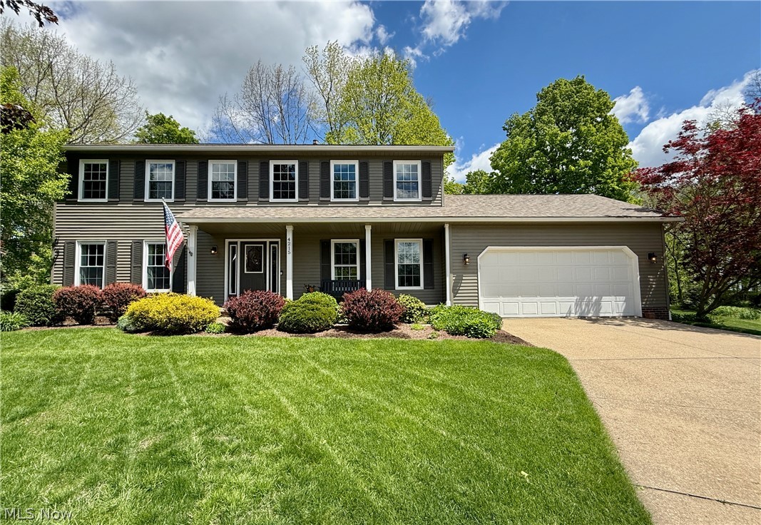 Wow! A gem like this doesn’t come around very often! Pride of ownership, quality and attention to detail are evident the moment you enter this gorgeous home. This fabulous home sits on a wonderful lot at the end of a dead end cul de sac street with direct access to the Bike and Hike Trail and within easy walking distance to Stow Munroe Falls High School. Enjoy your own personal oasis in the highly sought after Laurel Woods neighborhood. As you approach the home you are greeted by a wonderful and inviting front porch where you will surely visualize yourself spending warm summer evenings rocking your cares away.  Enter the foyer and you are greeted by beautiful hardwood floors that flow throughout the main floor.  The foyer is flanked by a large living room and spacious formal dining room. Proceed toward the kitchen with an open flow through the dinette area to the bright and comfortable family room with a cozy fireplace or into the four season sunroom with views of nature all around. A spacious walk in pantry and half bath complete the first floor.  Upstairs you will find a large master suite with an updated master bath and 3 additional bedrooms that share a lovely updated hall bath. The lower level was designed and finished to offer the perfect area for relaxing or entertaining.  A large recreation room area, adjoining play room, and a separate room to use as an office, media room or exercise room along with plenty of storage space complete the lower level. This home is situated on a beautiful lot with meticulous landscaping, a large concrete patio, and a storage shed for all of your outdoor equipment and toys. There are too many updates to list them all but include a new roof and gutters in 2020, exterior and interior painted, all windows in the home have been replaced, new interior doors, updated lighting, fixtures, added crown molding, new sump pump, some new toilets, vanities, sinks, and flooring, furnace and AC 2007-serviced faithfully 2x per year.