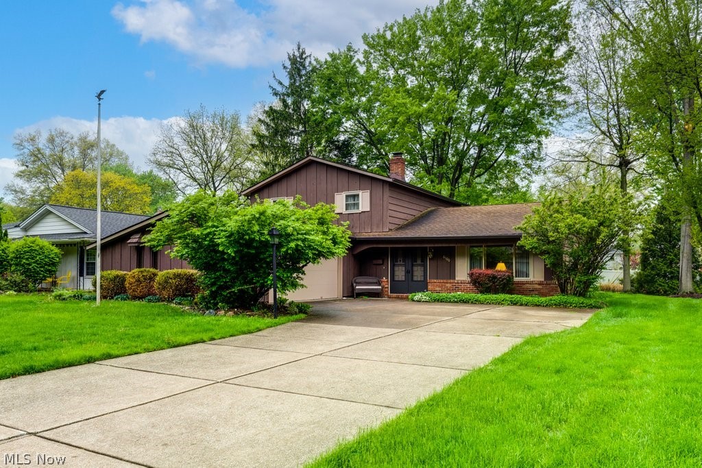 You are going to love this beautifully maintained split level!  The foyer entry welcomes you to the open living and dining rooms which feature neutral carpet.   The kitchen, which is open to the family room, provides a spacious dinette area and all appliances will remain.  The family room is just a few steps down, with built in cabinetry flanking the gas log fireplace, and offering access to the back yard and patio.  Adjacent to the family room is a 4th bedroom or den with closet, powder room and laundry room with laundry sink and garage access.   The dryer is currently in garage, but was originally in the laundry room and could be returned if shelving removed.   Three additional amply sized bedrooms are on the 2nd floor, along with a full bath, which provides direct entry to the primary bedroom.  Both the primary and second bedrooms feature double closets.  Immediate occupancy is available, so you can move in just in time to enjoy the lovely back yard and patio this summer!  Updates include replacement Stanek windows, hot water tank 2025 and roof 2010.