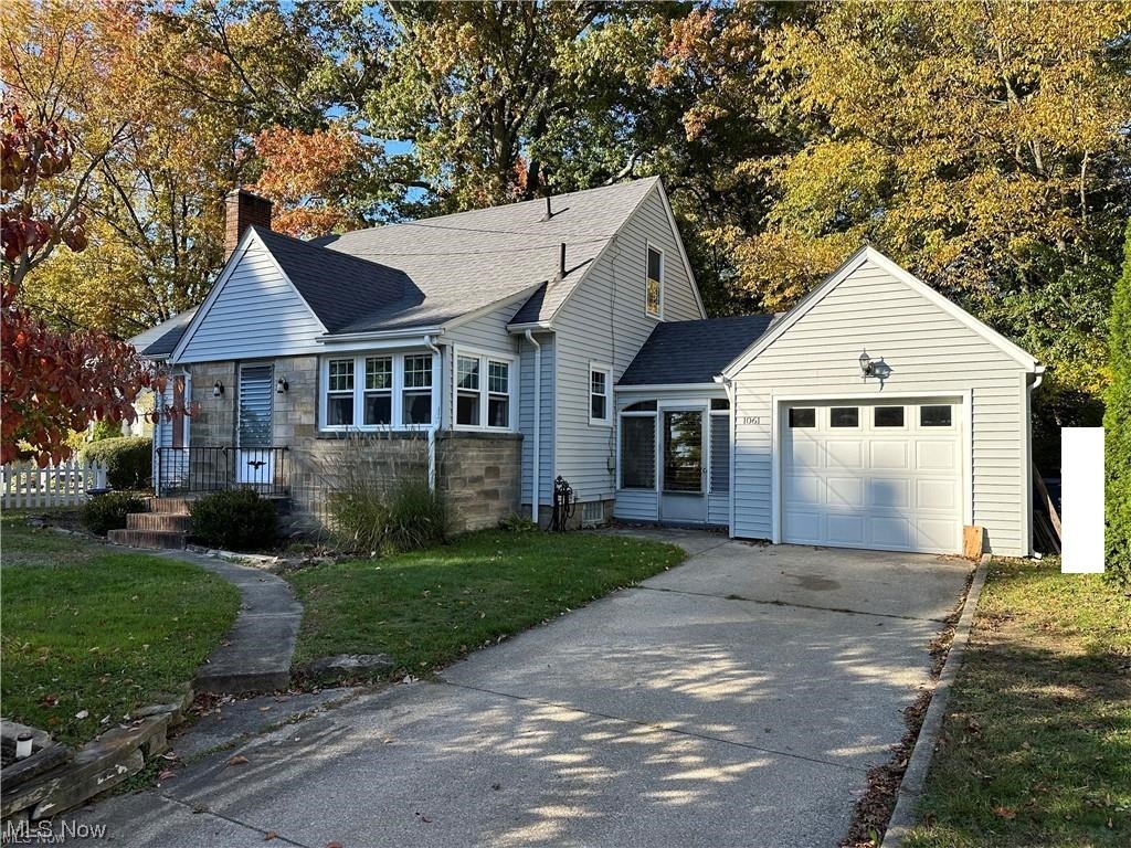 Super adorable 2, possible 3, bedroom home on a quiet, dead end street in Kent is ready for the new owner! This cape bungalow style home is a slight flash from the past. The upstairs could be finished the way that many people have done, and create a third bedroom! What this home also offers is an attached garage, a nice clean basement with glass block windows, a new electric panel (Oct of 2023), and a super cute, mostly private back yard. Wood floors throughout most of the home, including the upstairs as well are a super bonus!  The kitchen is super open and spacious. The kitchen leads to a cozy, large living room with a gas fireplace and a foyer with a coat closet. Exit the living room, there will be one bedroom to the left, and one to the right.  Between the once detached garage is a cozy breezeway. You never have to battle the weather elements at this home!  The roof is roughly 7-8 years young and the windows were installed in 2022! The furnace is also only around 8 years old.  There are 3 lots to this property, with one lot extending over to Roosevelt. Seller has already received permission to have a second driveway coming from Roosevelt as he had intended on building a second garage for his boat at one time.  If you want peace and tranquility, and yet be super close to all of the shopping and action in Kent, this is a super option for you and such an amazing and affordable price!! (3 separate parcles)