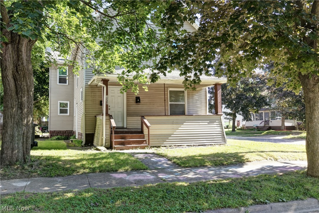 Located in Akron's established Kenmore neighborhood, this multi-family property offers a strong opportunity for investors seeking rental income and value-add potential. Built in 1919, the property features approximately 2,100–2,700 square feet of living space on a manageable city lot and is recorded as a multi-unit dwelling. The building includes multiple bedrooms and bathrooms, separate living areas, and classic early-20th-century character. Corner lot with side lot parking shared and private access entry to each unit. New Porch and deck. Conveniently situated near shopping, dining, schools, and major transportation routes, this property presents an excellent opportunity for portfolio expansion, renovation, or long-term cash flow.