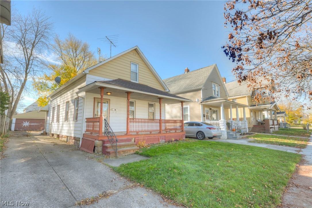 This spacious "Doll House" is one of the BEST BUYS available on the market...Easy to show with fast occupancy available...Call today for your private tour! Truly an exceptional value on this updated/modern colonial w/a 1st floor bedroom added or perfect den...Perfect flex room. Quiet street & home located just minutes to the zoo, highways, airport, desirable Ohio city/Tremont, greyhound, shopping, more. Relaxing front porch for your morning coffee or evening book enjoyment, fenced yard w/large 2 car garage that has power to it. Owner's built a new home & are ready to sell their long term home. Updated large open kitchen w/tile flooring for that added touch...Large enough to delight any good and perfect for entertaining w/spacious formal dining for larger gatherings. Large light filled rooms that are comfortable & inviting. Updated kitchen, flooring, paint, bath w/walk in shower, 2006 dimensional 30 year roof, furnace approx 4 years, H20 tank approx 5 years...Very nice home at an afford