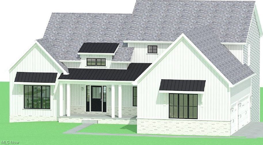Spacious, modern farmhouse floorplan with a first floor master, four total bedrooms and two and a half baths. Three car garage and walk-out basement with upgrades galore…luxury vinyl planking, granite counters, and deck off the back.  Approximately 2,70 Sq Ft.