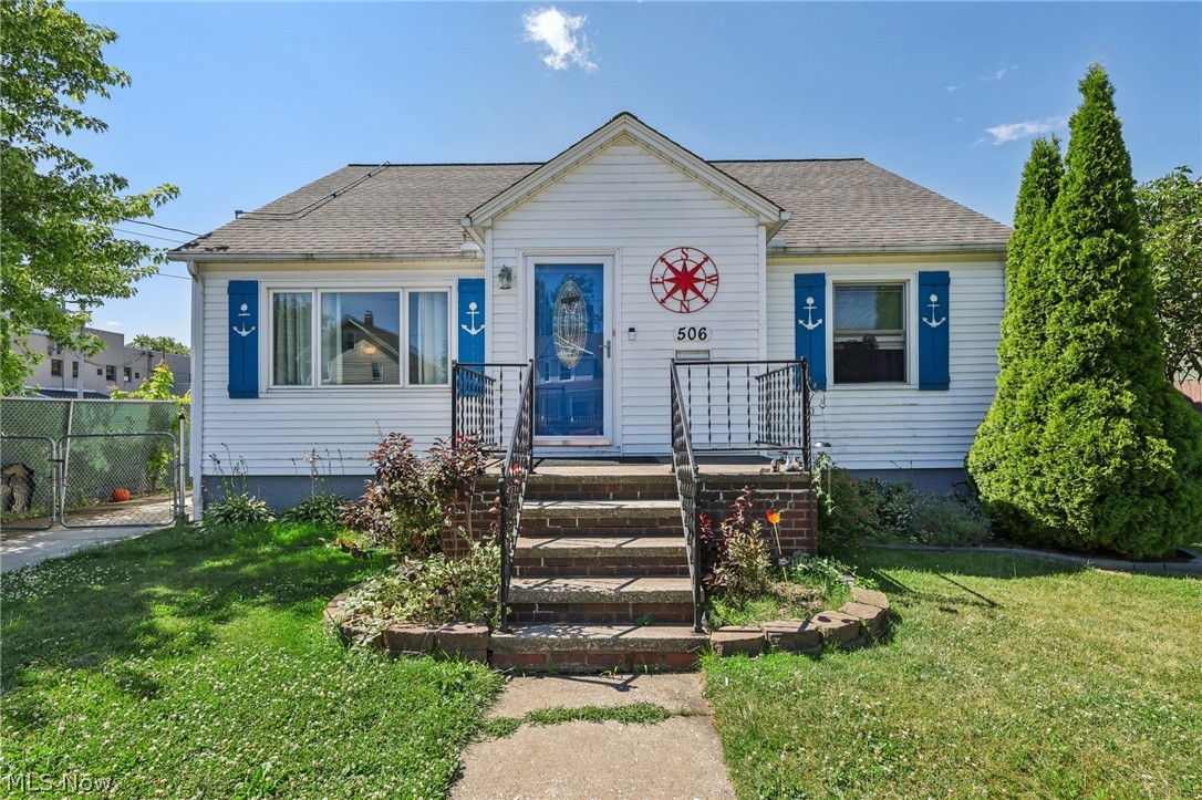 Welcome to the heart of Fairport Harbor. This cozy three-bedroom bungalow is ideally situated just minutes from Lake Erie and the Fairport Harbor Lakefront Park, perfect for beach lovers. In the other direction, it's just minutes from Route 2, providing easy access to virtually anywhere. As you enter through the front door, a generously sized living room greets you with abundant natural light streaming through the bay window. The main floor features two bedrooms, making single-floor living possible, while the entire upstairs is dedicated to a spacious third bedroom with a separate office area and a convenient half bath. The kitchen offers ample cabinet space and built-in appliances, leading to a sunroom with numerous windows and a skylight that opens to a relaxing back deck. This outdoor space is perfect for socializing with friends while watching children or pets play in the fenced yard. The property includes a two-car garage for secure vehicle storage and an additional side shed for lawn equipment, complemented by a solar panel system on the roof of the house. Inside, the side door provides access to the kitchen or the waterproofed basement, which houses a laundry room, a Generac battery for the solar panels, and two sump pumps. A shower room, ideal for messy pet baths, and a sauna room, perfect for unwinding, add to the home's appeal. Come see your potential future home today!