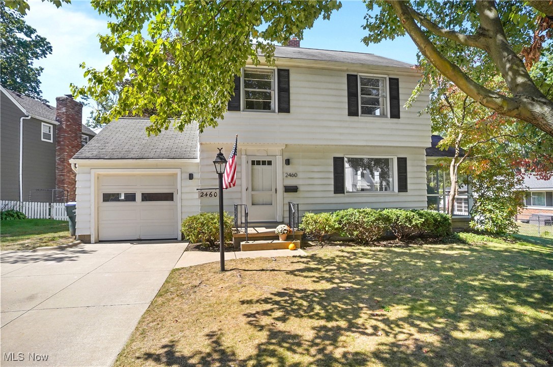 Prepare to be impressed by this immaculate Colonial situated in one of the most  desirable Cuyahoga Falls neighborhoods. Step into the spacious living room with gas fireplace, a large picture window welcoming the natural light plus beautiful hardwood floors that continue throughout the house . A recent total kitchen renovation opened the kitchen space into the dining room creating  a beautifully modern  kitchen/dining area which includes  new white cabinets, quartz counters, a pantry/ coffee bar and stainless appliances. There's also a 1/2 bath and screen porch finishing out the first floor. Upstairs you'll find three bedrooms all with new lighting and ceiling fans plus  a renovated full bath. In the lower level there is a nice rec room  with glass block windows, a storage/ laundry area with a new water heater and the  washer and dryer is included. Outside is a lovely fenced backyard and double wide concrete driveway.  Come to see this beautiful well loved home and discover all of the wonderful amenities that living in  Cuyahoga Falls has to offer.