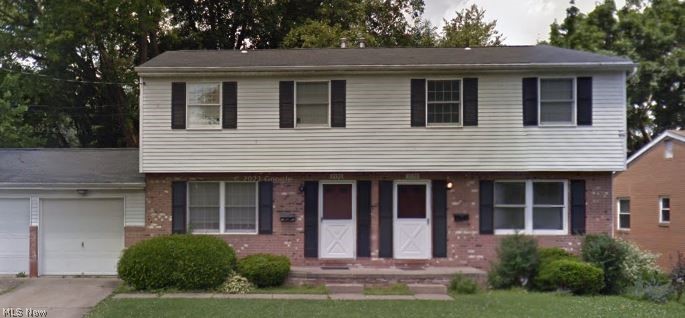 Cuyahoga Falls Duplex 3 Bedroom 2 Baths each unit. Full Basement.  Attached garage one for each unit with exterior access only.  Large Backyard .
Great investment or owner occupied opportunity.  Currently rented at the rental price of $920 for left side, $1044 for right side. Home has been very well maintained.  Home is tenant occupied.  **Agents read Broker's remarks*