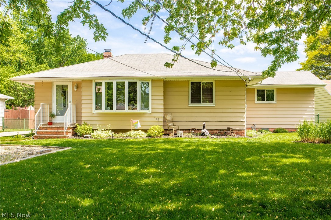Four bedroom, two bath ranch. Original owner. Eat-in kitchen with all appliances. 3 car garage. Fenced in yard. Central air 2020, dishwasher 2021, furnace 2013, newer windows. Convenient location close to restaurants and shopping. A must see!