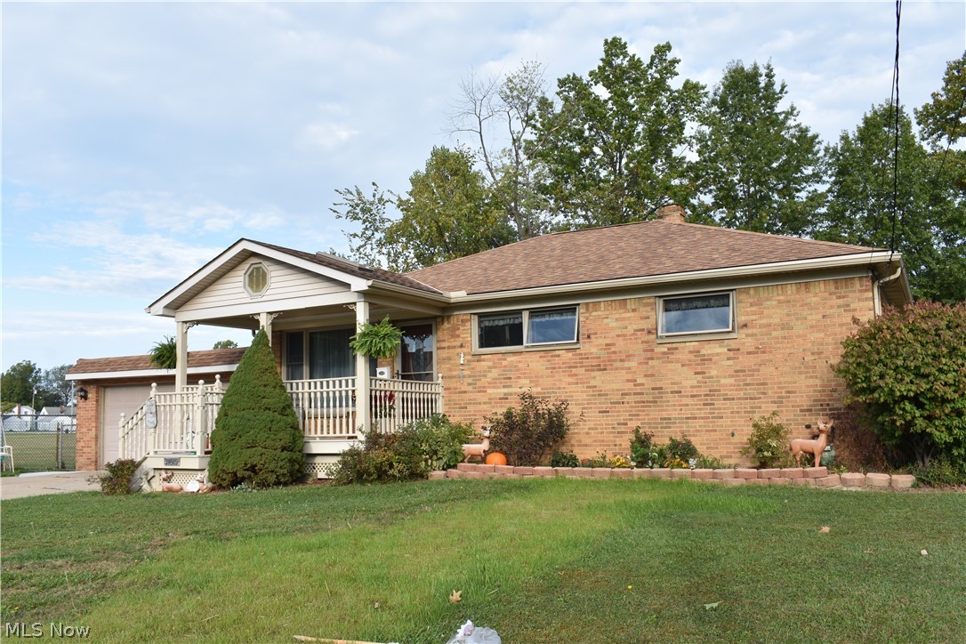 A great family home in a great community . Recently updated and move-in ready . This home has plenty of added space for entertaining that puts it a cut above the rest . There is a 3 season room off the back of the house and a lovely porch off the front for enjoying your morning coffee with the sunrise  . Freshly refinished hardwood floors on main level . There are 3 bedrooms on the main floor and 2 bonus rooms on the lower level that could become your office or craft room . 
  Also on the finished  lower level is a large rec room just waiting for your first holiday party in your new home . The property backs up to the large city park , with swimming and other activities right out your back door. Make this house your home !!!
