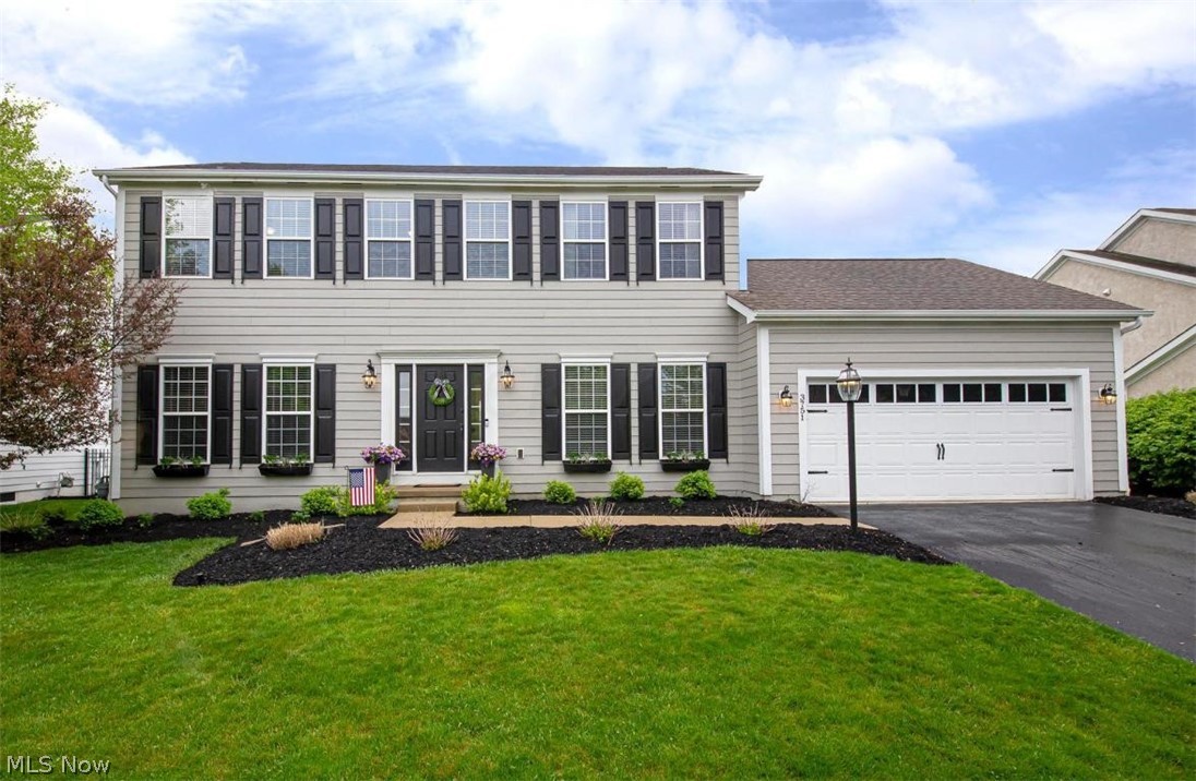 Welcome to 3751 Pine Bank Drive, located in highly desired Golf Village. This home offers many updates including bamboo floors on the main level, new painting inside and out, updated bathrooms, a large mud room and so much more. There is a private study and a spacious dining room. The kitchen is beautiful yet functional and offers white cabinets, stainless appliances, an eating island and quartz counters. Upstairs you will find well designed bedrooms, a full hall bath and a master en-suite that is truly a retreat. The finished basement has built-ins and a full bath. A great space for movies, hanging out or a game of pool. The patio area has been recently refreshed with new landscaping. The garage has extra depth, great for storage. This home is in move in condition and won't last long!