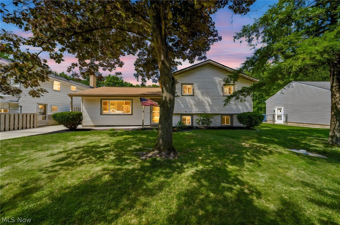 Comfort, space, and outdoor enjoyment come together at 38541 Bell Rd, don't miss this rare acreage opportunity in Willoughby.   Step inside to a bright, easy-flow layout perfect for everyday living and entertaining. The main level features a welcoming living room, a cheerful kitchen with ample storage, and a convenient dining area that opens to the backyard for effortless indoor-outdoor living.  Four well-sized bedrooms provide flexible options for a guest room, home office, or hobby space. The updated full bath and main-floor half bath add everyday convenience.  Outside is your private summer haven: an above-ground pool for warm-weather fun, a spacious lawn framed by mature trees, and plenty of space for gatherings, pets, or a future garden. A newer roof offers peace of mind, and numerous interior updates mean you can move right in and enjoy. Roof 2023, Sump pump 2026.  Plenty of privacy with back yard fencing. Situated near Downtown Willoughby and freeway access.