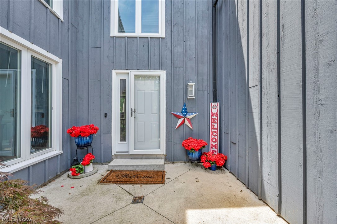 Located in the sought-after-wonderful peaceful neighborhood, end unit condo (No HOA fees), with the running Plum Brook in the back yard that features a masterfully built fire pit bricked patio, perfect with adirondack chairs and watching the stars and listening to natures woodland music. This beautiful home has nearly 3,000 sq.ft. of renovations including: new flooring, new paint, light fixtures, Dual HVAC, custom floor to ceiling windows, new sliding doors, granite countertops, stainless steel appliances, spacious butlers pantry, custom cabinetry, sump pump, newer concrete entry and neutral decor throughout. This unique home offers four bedrooms, flex/office space, HUGE guest rooms with spacious closets, plenty of storage room above the garage and the basement with built in shelving. This home is MOVE IN READY and is the perfect space for relaxing and entertaining. Enjoy the life style of the Lake Erie Shores & Islands, Erie Metro Parks and just a few steps to the Plum Brook Country Club. Call to schedule your private showing.