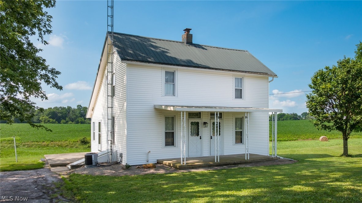 A diamond in the rough!  Enjoy a summer retreat or make this your new farmstead with this classic farmhouse situated on 5.19 acres. Low traffic road offers great privacy!  Great bones with lots of the work completed including newer siding, electric, plumbing. Home features a metal roof and includes vinyl windows, as well! Additional 5.80 acres is available with another 300' ft of road frontage for $222,000!  Absolutely beautiful, flat land!   Taxes and parcel number to be established.  Home is currently connected to a gas well but will be disconnected at the time of sale. Buyer is responsible for converting to propane. No mineral right to transfer.