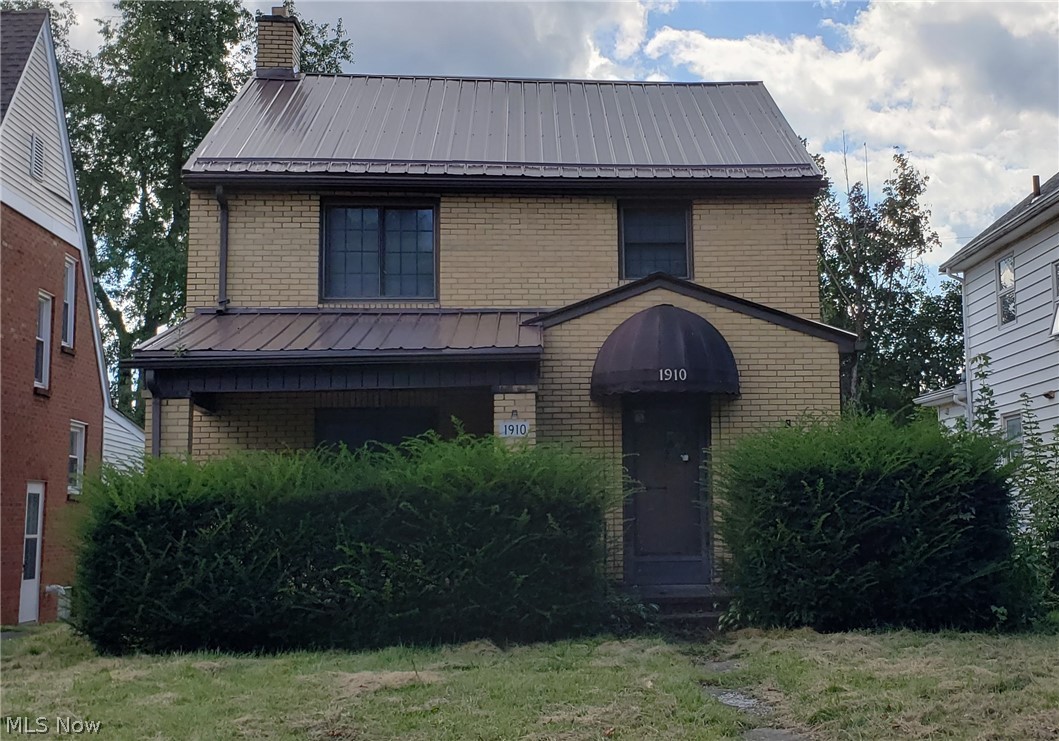 Very unique opportunity, this property includes a detached garage, newer metal roof, newer windows, hardwood floors and original wood trim throughout. Formal dining, Living room and kitchen on main level, second floor has three bedrooms and a full bath. Being sold as is.
