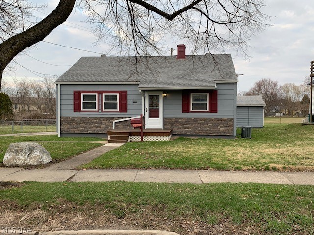 Very nice maintained one floor home.  Full basement. Detached garage.