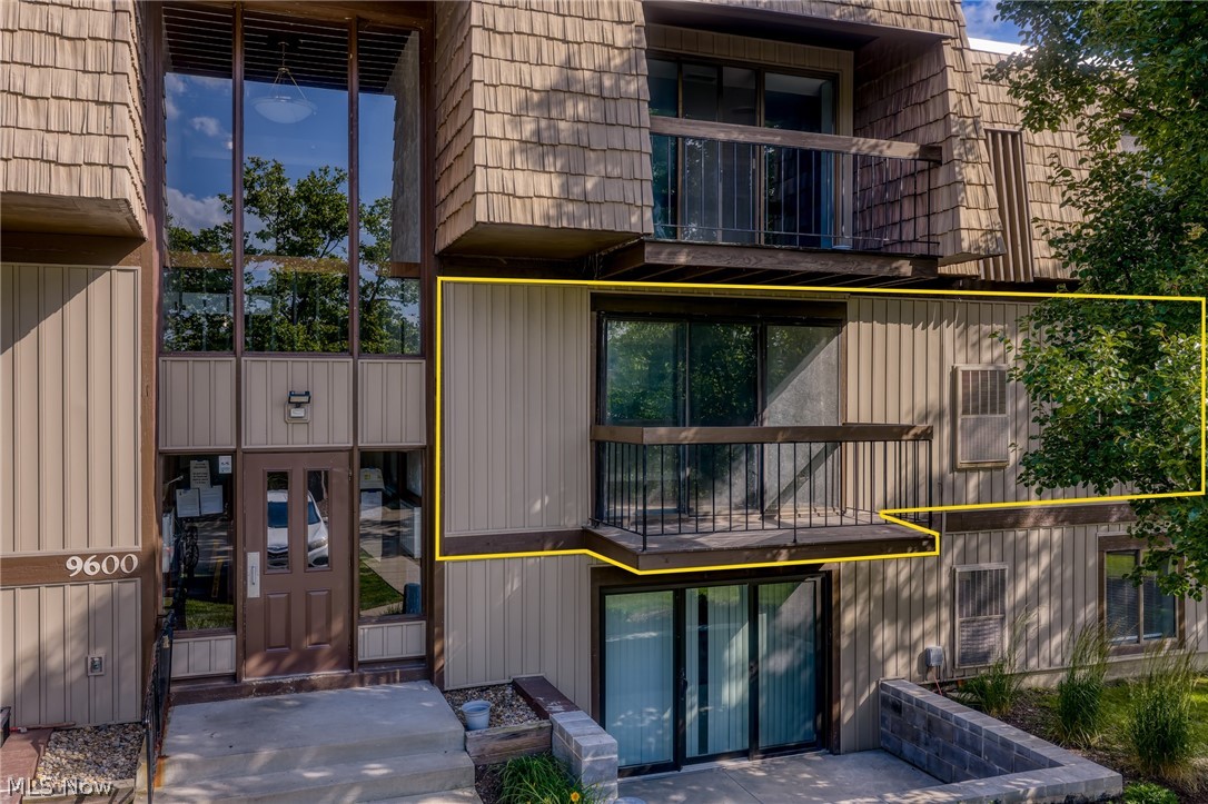 Truly move-in ready, this gorgeous 1 bed, 1 bath Sunrise Cove condo has been tastefully and professionally updated, delivering exceptional comfort, quality finishes and contemporary style. Clean and cohesive, this unit features new LVP flooring and fresh paint throughout. The fully remodeled kitchen offers an improved open layout for a modern flow. Enjoy new granite countertops + breakfast bar, soft-close dovetailed cabinetry, a tile backsplash, stainless steel sink, faucet, and appliances (excluding fridge). The living room opens to a private balcony--perfect for morning coffee, evening unwinding, or simply enjoying fresh air. A food pantry, linen closet and coat closet add valuable storage. Your bedroom has dual closets for improved wardrobe organization. Sleek and modern, the updated bathroom features a floating vanity and large format tile.  In-unit laundry (washer and dryer included) adds everyday convenience. Your assigned parking space is located in the garage directly across from the building. Additional storage in your private lockers on the building’s first floor and behind your garage parking space. Sunrise Cove amenities are just a 3-minute walk, including a swimming pool, tennis and basketball courts, playground, and community room. HOA fees cover exterior maintenance, roof, water, sewer, trash/snow removal--easy, low-maintenance living! Prime location near shopping, dining, parks and highways: Metroparks (6 min), YMCA (7 min), SouthPark Mall (14 min), I-71 (10 min), I-80 (12 min), I-77 (14 min), Airport (18 min), Downtown Cleveland (28 min). A beautifully updated home in a fantastic community--nothing left to do but move in and enjoy!
