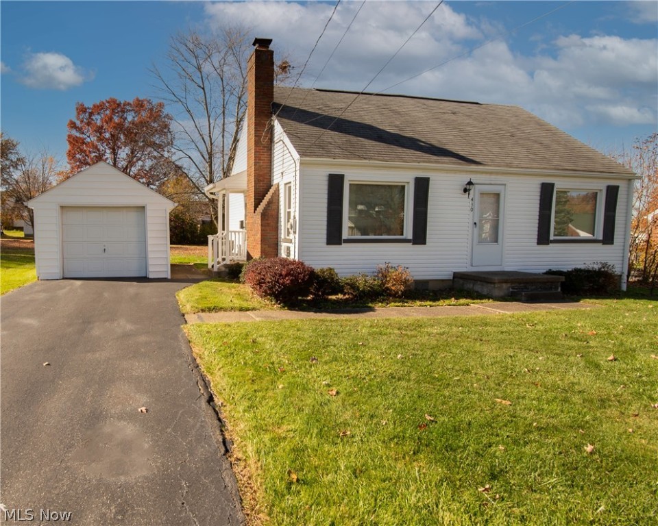 Charming and nice cape on a beautiful setting with nice, huge backyard - note the 2 parcels!    All appliances convey in this eat-in kitchen, which offers plenty of cabinet and counter space.  The living room is spacious and offers a fireplace; however,  functionality is unknown as the seller has never used it. Two good sized bedrooms and full bath complete the first floor.  The second floor bedroom features ample closet space!   Home warranty offered by the seller.