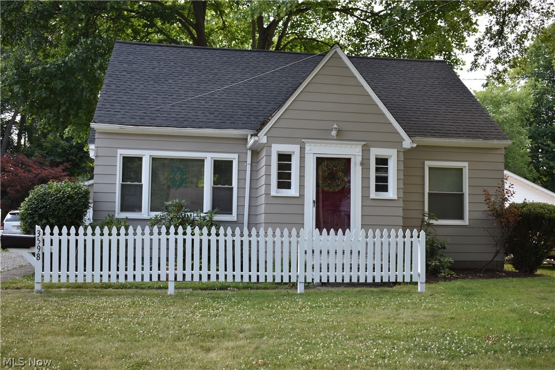 Wonderful location in the city of Stow. 3 bedroom cape with full basement and 2 car detached garage. Hardwood floors
in the bright living room and in the bedrooms on the first floor. One bedroom has carpet over. Other bedroom
currently being used as a sitting area. Full bath on the first floor with tub and a galley style eat-in kitchen with window
overlooking the spacious backyard. Upstairs you will find the master bedroom with 2 closets and ceiling fans. The
basement offers much storage and your laundry facilities. An additional shower located in the lower level. Roof
approx. 7 years, newer Hot water tank and electric panel.