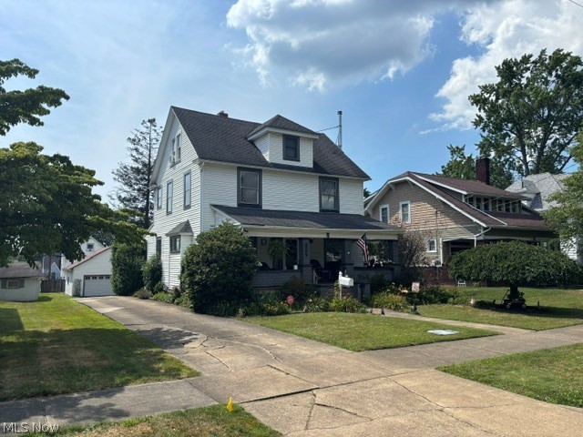 A thoughtfully restored Century home offering over 2000 sq. ft. featuring 4 bedrooms, 1.5 baths, spacious kitchen w/island, formal dining room w/built-in China cabinet, large living room w/woodburning stove for those cold days, welcoming covered front porch, large covered patio for entertaining w/stamped concrete, private back yard w/extensive landscaping & hot tub which is included. This well maintained home features oak floors & trim, functional pocket doors, welcoming front foyer w/original style telephone station & storage bench. Very spacious, remodeled bath with stand-up shower, tub, large linen closet & heated floor. The property also offers a waterproofed basement, half bath & ample storage. Cement drive & over-sized 2 car garage. A charming light filled home with character & practical updates.