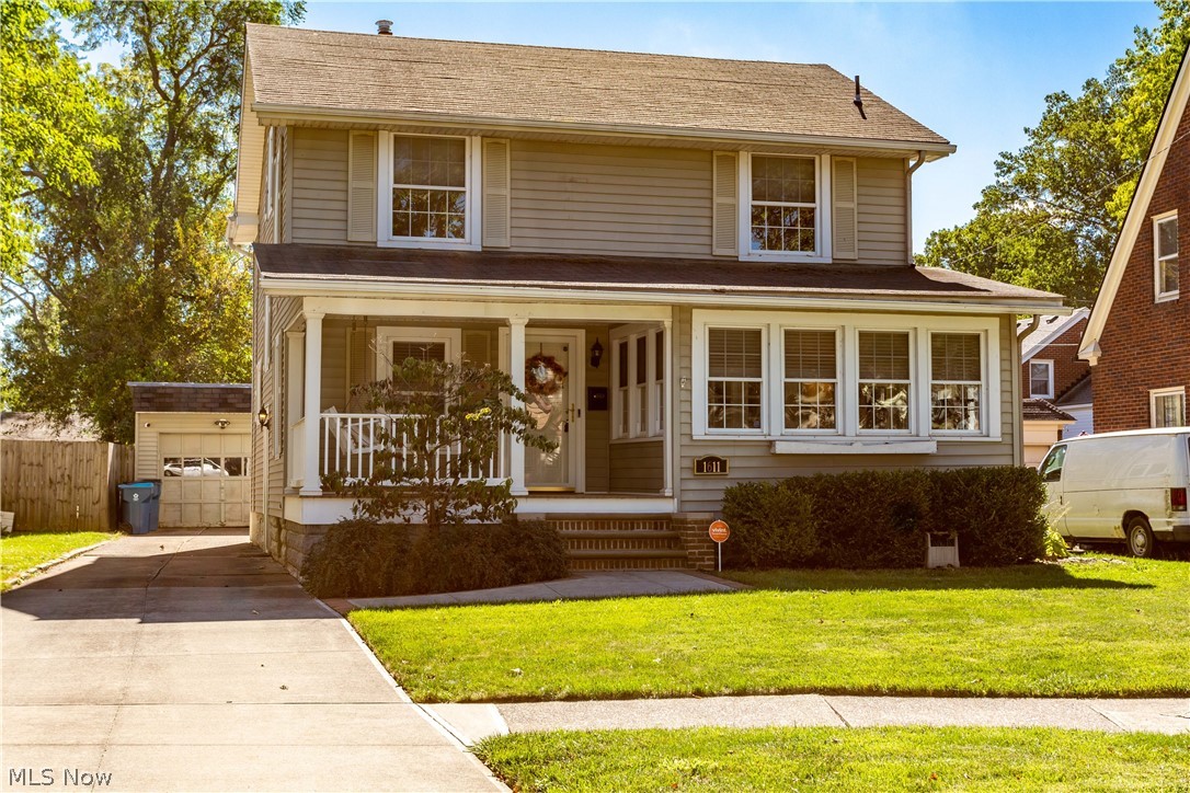 Welcome home to this stunning Colonial located in the Lakeview Park subdivision, just a stone's throw from Lake Erie.  You'll love taking in sunsets from the front porch, or entertaining on the back deck overlooking the fully fenced in back yard.  This home has been beautifully maintained and features a bright, open floor plan perfect for entertaining or spending quiet time with the family. The first floor features a spacious living room, office, powder room, dining room and well-planned kitchen, complete with newer stainless appliances.  Hardwood floors and gorgeous built-ins can be found throughout the home.  The spacious master suite offers an attached bath and walk-in closet, and an additional, recently remodeled full bath is located on the second floor as well.  The third floor features a finished bonus room that is heated and cooled for year-round usage.  The sellers are offering a one year home warranty through APHW for your peace of mind - don't wait to schedule your private to
