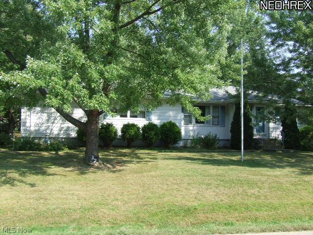 Great 3-bedroom, 2 bath Ranch on .459 acre in heart of Stow!  Hardwood floors, attic fan, wrap-around deck, rec room plus bonus room that could be 4th bedroom, heated 2-car attached garage with washer/dryer hook-up, extra parking. Newer furnace.  Home Warranty! Your TLC could make this a wonderful home!  Schedule your showing today.