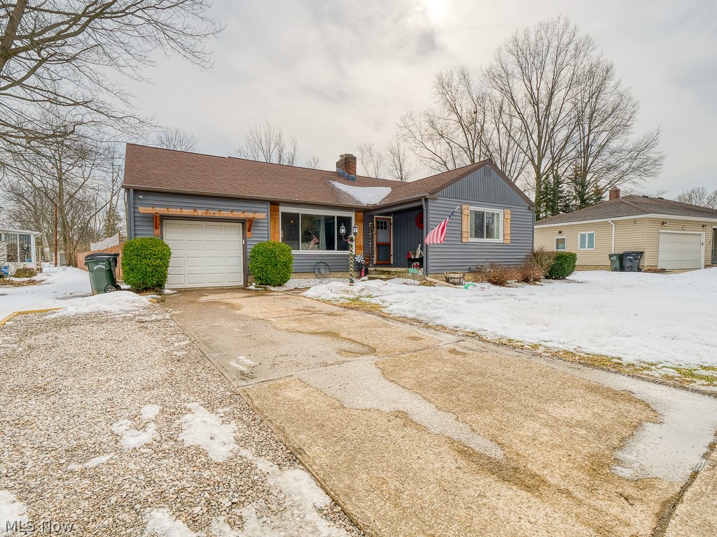 If you are looking to live stress-free then we welcome you to this beautifully renovated craftsman farmhouse ranch!  Inside the home features 3 bedrooms and 1.5 bathrooms with an open concept kitchen/dining room/living room. As you enter the basement separate yourself with the large gym and storage area for those daily workouts, while there is still plenty of space for gatherings in the partially finished basement featuring a family room and playroom. This home features a backyard for entertaining or enjoying with children.  Close to newly built elementary and middle schools and minutes from the new High School. Situated on over 1/3 of an acre this property contains two outbuildings for storage. Full 6 foot privacy fence surrounds a 21 foot round pool and plenty of green space. The beautiful full length deck built 2021 is covered with a clear pergola style roof. UPGRADES INCLUDE pool pump and liner,, 2019 full house windows with 10yr transferable warranty, 2018 . Marble kitchen countertop, 2020, Home was fully insulated 2021, HVAC 2021, back deck, 2021. Negotiable items include a 2020 6 person Bullfrog hot tub/spa, 2021 Samsung rose gold washer and dryer and 2021 kids outdoor play set.