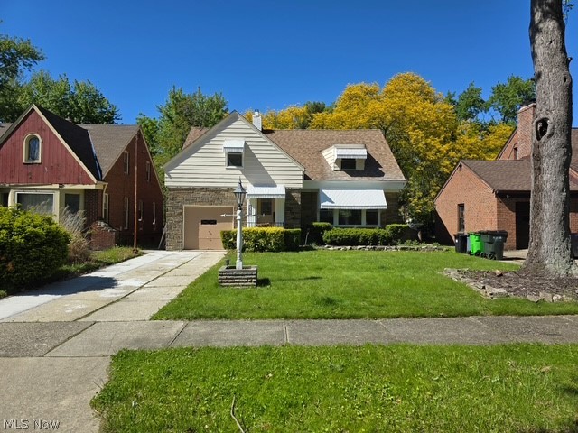 Stunning 3 Bedroom 1.5 Bath Cape Cod Conveniently Located On A Quiet Street On The South Euclid/University Hts Border! Classic Neutral Stone & Vinyl Exterior Is Complemented By A Brand New Poured & Hand Finished Driveway & Front Walkway! Newer Roof, Double Hung Vinyl Windows & Central Air!! Attached Garage! Keyless Entry Systems Have Been Installed On All Exterior Doors Offering Additional Security! Spacious Living & Dining Rooms Offer Brand New Durable & Water-Resistant Luxury Vinyl Plank (LVP) Flooring, Fresh Neutral Paint Throughout & Plenty Of Natural Light! The Gorgeous Fully Renovated Kitchen Is A Show Stopper!! It Features All New White Shaker Cabinetry, Amazing White Quartz Countertops & Full Extended Breakfast Bar, Entire Kitchen Large Format Hexagonal Marble Look Backsplash, Undermount Stainless Steel Single Basin Sink With Pull Down Faucet, Additional Prep & Storage Area & All Stainless Steel Appliances Stay! Private First Floor Rear Bedroom & Updated Half Bath With New Toilet & Marble-Look Porcelain Tile Flooring Round Out The First Floor! Upstairs You Will Find A Huge Master Bedroom With Walk-In Closet & Additional Bonus Room Which Has A White Dresser Insert & Wire Shelving That Can Be Used As An Extra Closet Or Office/Computer Room, Oversized 16X15 Dual Master Suite With Plenty Of Closet Space!  Rounding Out The Upper Level Is A Completely Remodeled Full Bath That Includes All New White Soaker Tub Surrounded By Floor-To-Ceiling Large Format Marble Look Tile!, Vanity, Sink, Cabinet With Mirror, Calacatta Porcelain Tile Flooring & Dual-Flush Toilet! The Freshly Painted & Carpeted Lower Level Includes A Finished Rec Room Perfect For Entertaining Or Additional Living Space With Glass Block Windows & New Closet Doors, Brand New Furnace, Hot Water Tank, Updated Electrical & Plumbing! Fully Screened In Rear Porch/Sunroom Perfect For Spending Summer Days With Family & Friends Opens To The Fenced Back Yard With Storage Shed! Make An Appointment To See It Today!