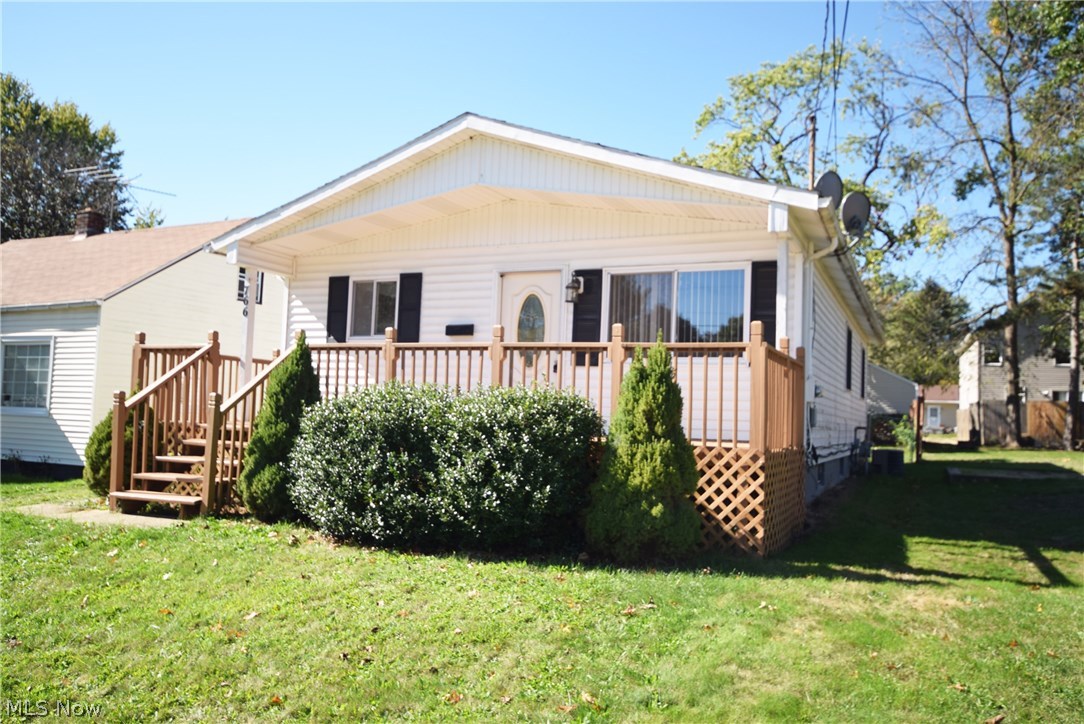 This one is a great find! Totally move in ready Ranch! 3 bedroom, 1 bathroom on first floor with spacious eat-in kitchen. Living room with new carpet and finished recreation/family room in the basement with bar. Basement includes hook-up for washer/dryer, brand new water heater(2017) and updated furnace with updated central air! Newer roof and siding! Off street parking and patio slab behind the house! Don't miss your opportunity! Call today to schedule your tour!