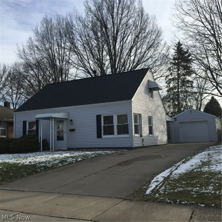 WOW! Charming Cape is ready to Move Right In!  The first floor has an open floor plan.  The kitchen has new countertops, new dishwasher, stove, refrigerator and ceramic title floor.  New Roof 2015-New Furnace 2015-New Washer/Dryer-2016.   The entire home has been freshly painted, new carpet and laminate flooring.  New interior doors and hardware-texture ceilings-new trim.   New light fixtures throughout home, front door and storm door. Covered patio with a fenced in yard.  Detached one car garage.   Great location convenient to Route 8 and the new Portage Crossings.  Call for your private showing today.