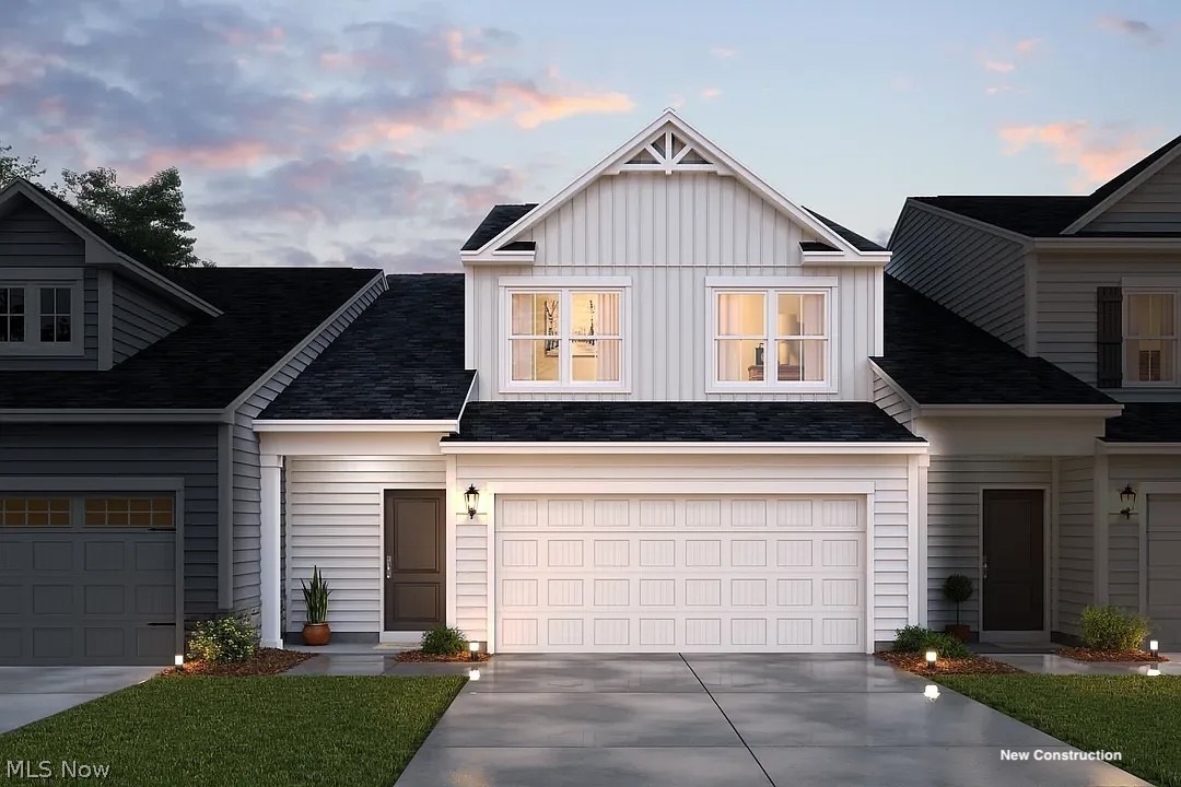 This beautiful townhome is located in Green, Ohio. You can access i-77 in just a few minutes. Very close to shopping and all the restaurants that Green has to offer. Forest lakes has a pavilion with open space for gatherings. There is a walking trail behind the homes. This Daytona floor plan has four bedrooms and two and a half baths with a loft. We added a concrete patio to enjoy the spring and summer days. This home just started construction and will be completed in late September. Photos are illustration purposes. They're only seven townhomes remaining and we are selling out quickly. Ask about our incentives!
