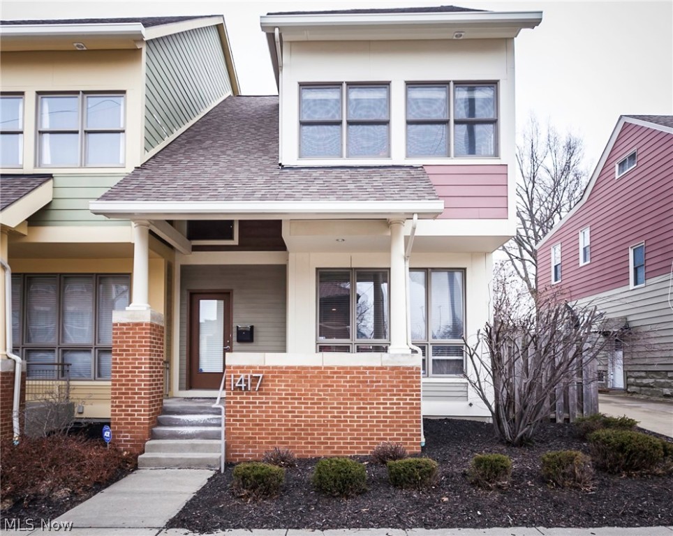 Exceptional location, Hip new development, close to downtown with all that Lakewood has to offer! This community has a fire station that can be used for parties, Wonderful Lakewood Location! This Stunning end unit townhome is spectacular, with a grand 3-story foyer and beautiful open floor plan. The living room features large windows and a cozy gas fireplace. The kitchen features custom cherry soft close cabinets, granite counters and stainless appliances. The dining room opens to a second outdoor dining space on the largest private patio space in the development. Descend down from the living room to the finished theater room in the basement. Upstairs is the dramatic open staircase to the 2 large bedrooms on the second floor, both featuring walk-in closets. The master suite with separate home office is on the third level, this beautiful area has a large bedroom, DOUBLE walk in closets and a master bath with upgraded spa shower with rain shower shower head. The entire home is wired for