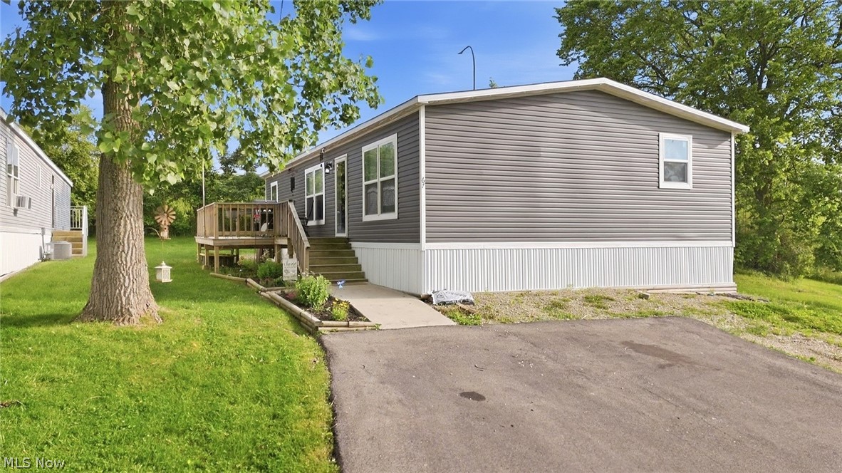 Like-New Double Wide in Mansfield!

Located at 741 Yale Avenue, Mansfield, OH 44905, this 2023 double-wide manufactured home offers 3 bedrooms, 2 full baths, and approximately 1,344 sq ft of living space. The open floor plan features a large kitchen island, creating a functional space for meal preparation, dining, and entertaining.

The primary suite includes a large soaking tub and private bath, providing a comfortable retreat. Built in 2023, the home offers modern finishes, spacious rooms, and the benefits of newer construction throughout.

Included with the home are the dishwasher, range, refrigerator, washer, dryer, and window draperies. Serviced by a private well and septic system, this property provides convenient, low-maintenance living. All furniture is negotiable. A great opportunity to own a newer, move-in-ready home in Mansfield. PLEASE ALLOW 48 HOURS for response to any offers
